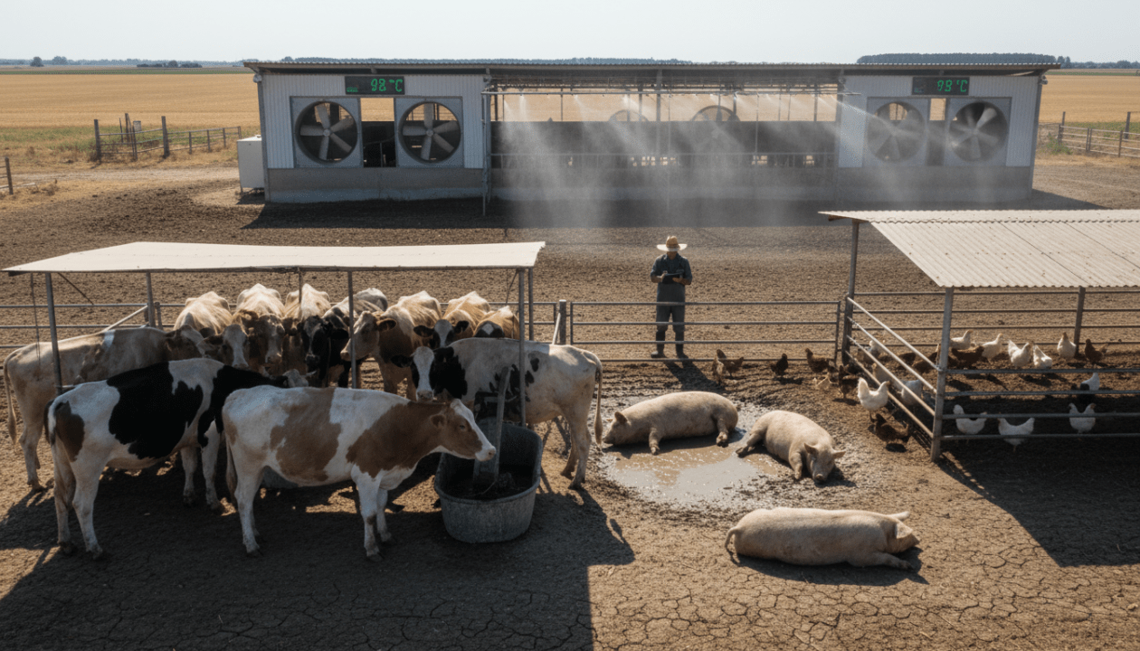 erfahren sie mehr über die auswirkungen von hitzestress bei nutztieren auf deren leistung und entdecken sie zuchtbasierte strategien zur anpassung und verbesserung der widerstandsfähigkeit.